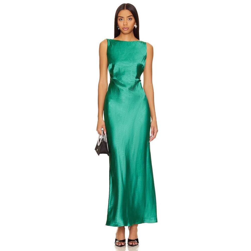 Runaway The Label Samsara Maxi Dress in Emerald